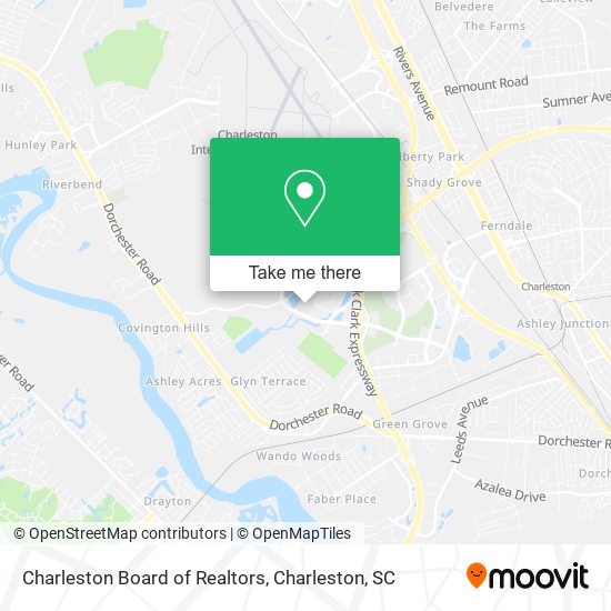 Charleston Board of Realtors map