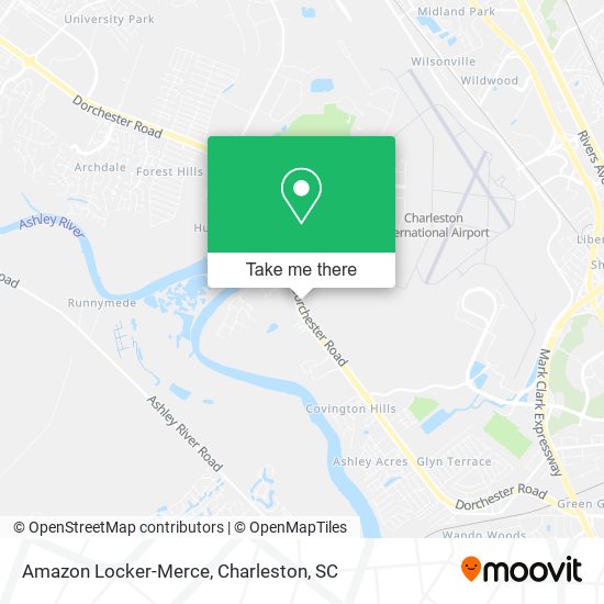 Amazon Locker-Merce map