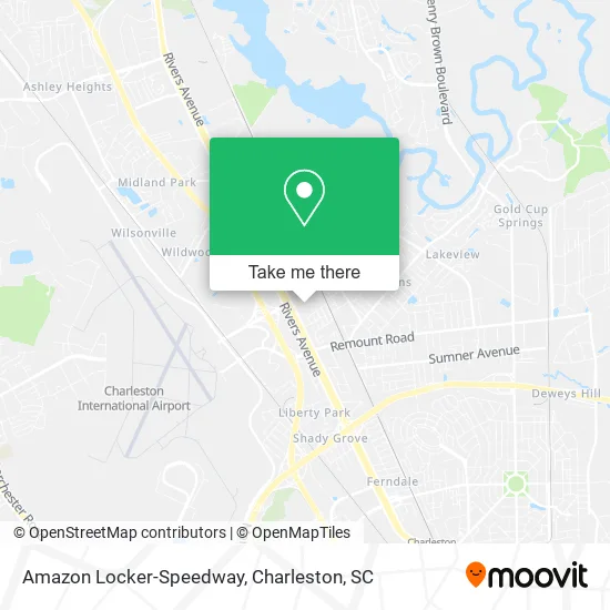 Amazon Locker-Speedway map