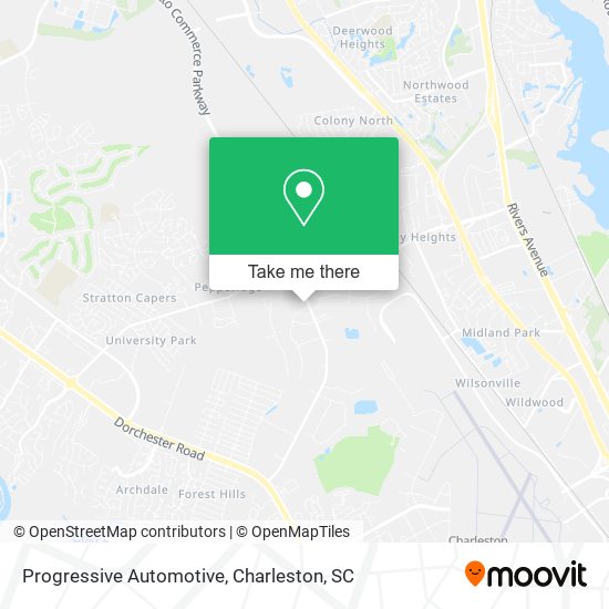 Mapa de Progressive Automotive