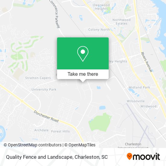 Quality Fence and Landscape map