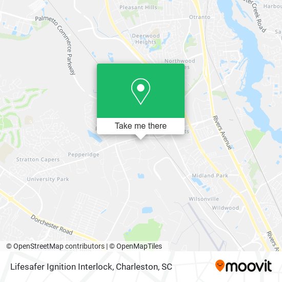 Lifesafer Ignition Interlock map