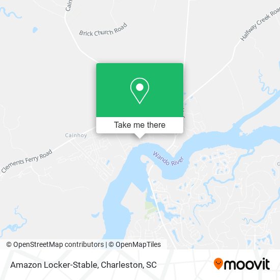 Amazon Locker-Stable map