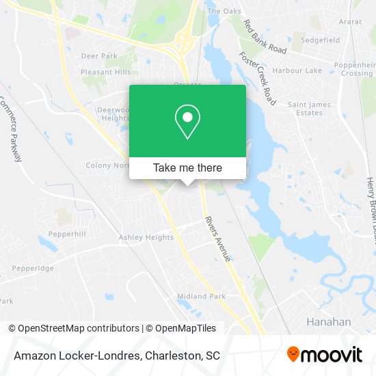 Mapa de Amazon Locker-Londres