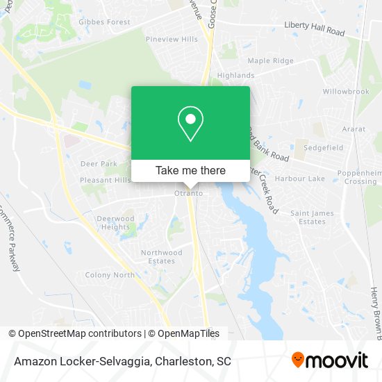 Mapa de Amazon Locker-Selvaggia