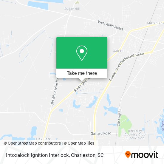 Mapa de Intoxalock Ignition Interlock