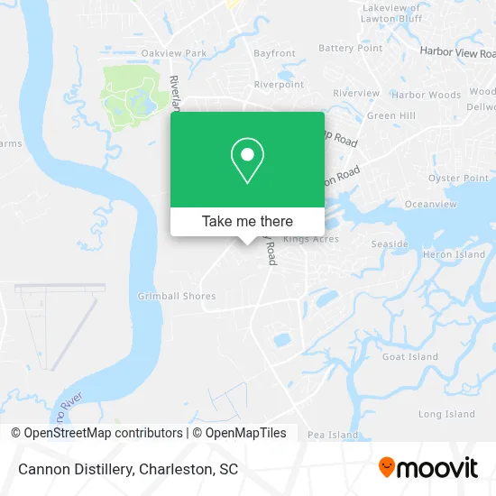 Cannon Distillery map