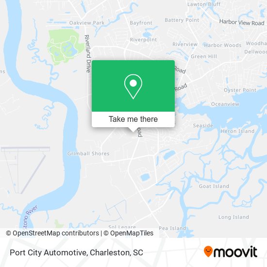 Port City Automotive map