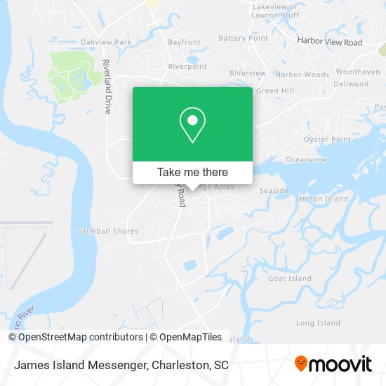 James Island Messenger map