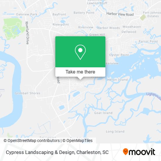 Cypress Landscaping & Design map