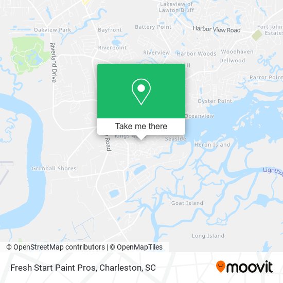 Fresh Start Paint Pros map