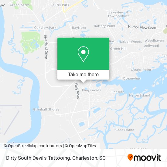 Mapa de Dirty South Devil's Tattooing