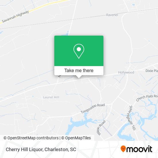 Mapa de Cherry Hill Liquor