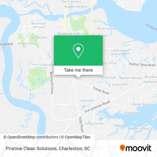 Pristine Clean Solutions map