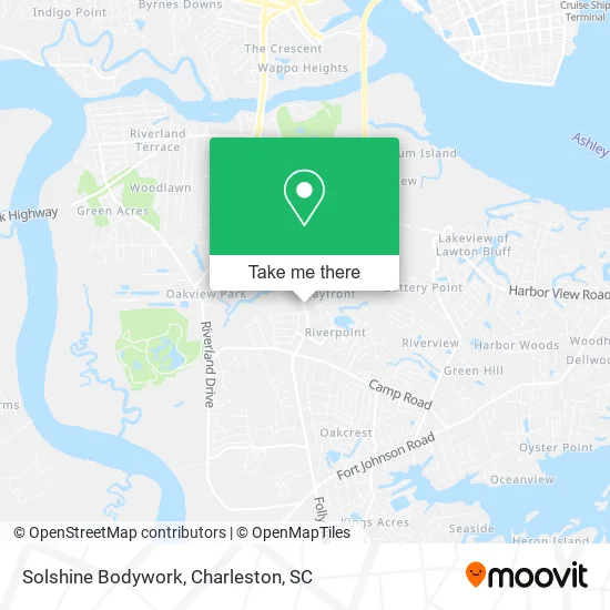 Solshine Bodywork map