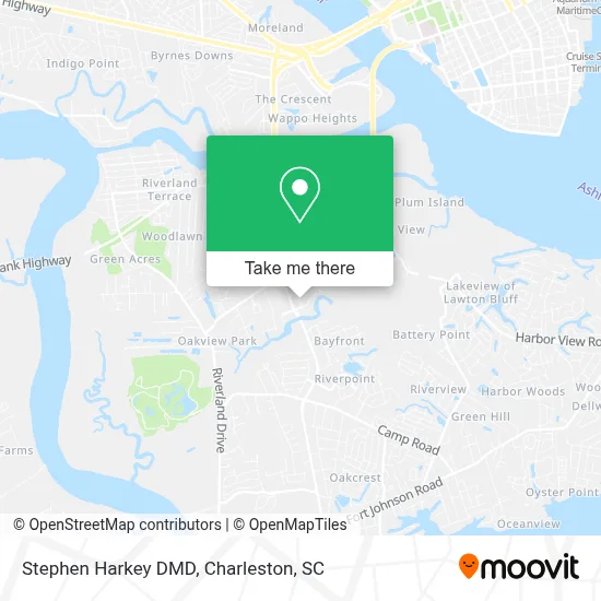 Stephen Harkey DMD map