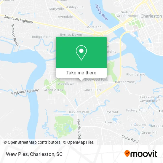 Wew Pies map