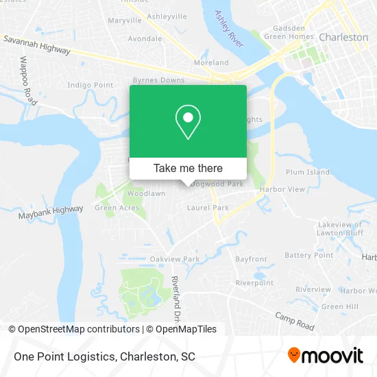 One Point Logistics map