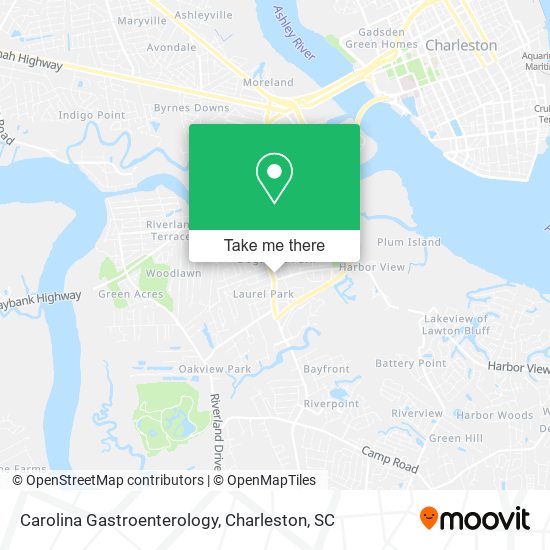 Carolina Gastroenterology map
