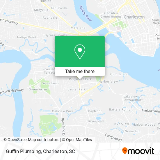 Guffin Plumbing map