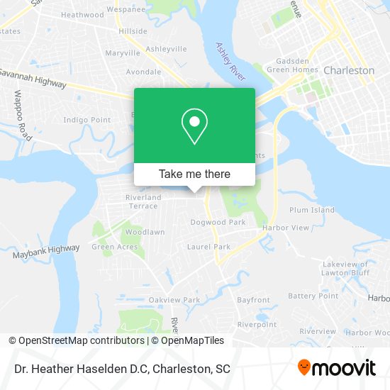 Mapa de Dr. Heather Haselden D.C