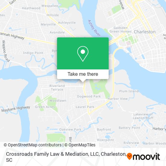 Mapa de Crossroads Family Law & Mediation, LLC