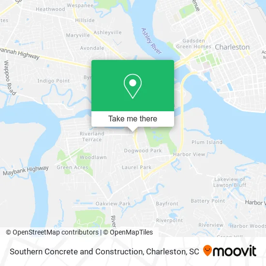 Mapa de Southern Concrete and Construction