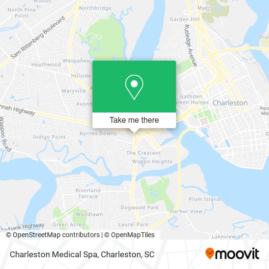Mapa de Charleston Medical Spa