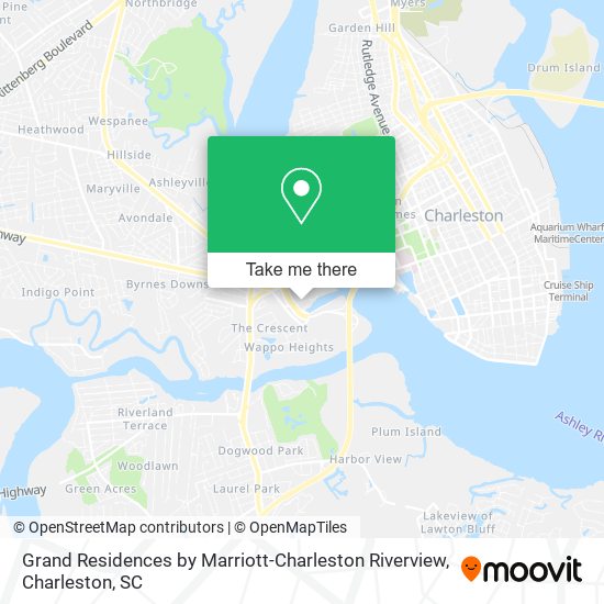 Grand Residences by Marriott-Charleston Riverview map