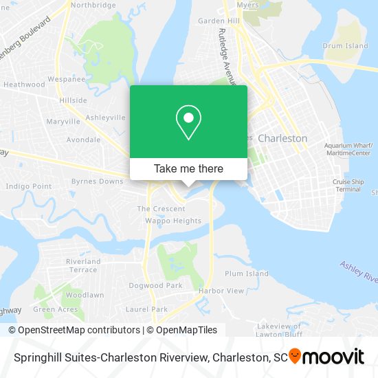 Springhill Suites-Charleston Riverview map