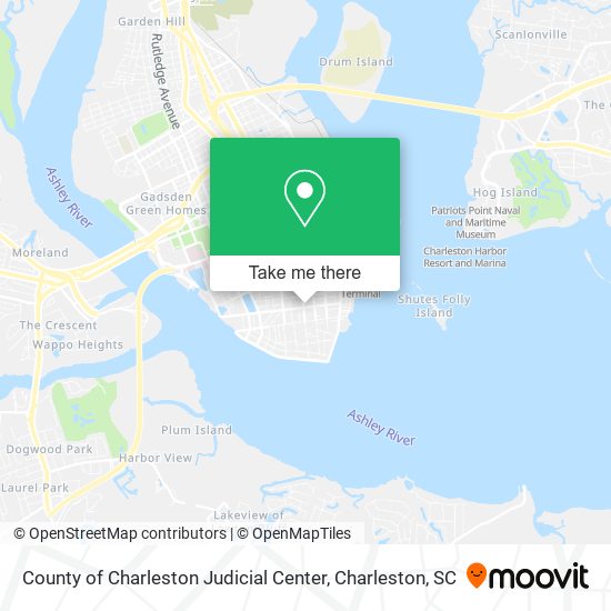 Mapa de County of Charleston Judicial Center