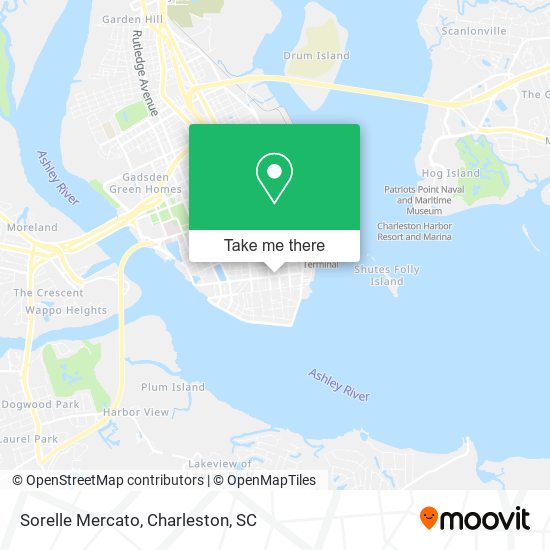 Mapa de Sorelle Mercato