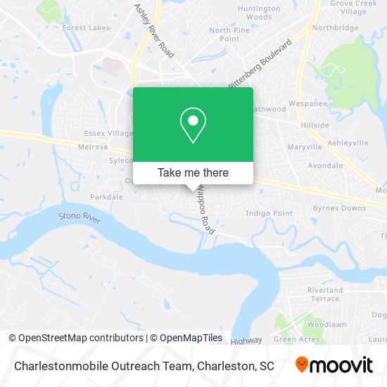 Mapa de Charlestonmobile Outreach Team