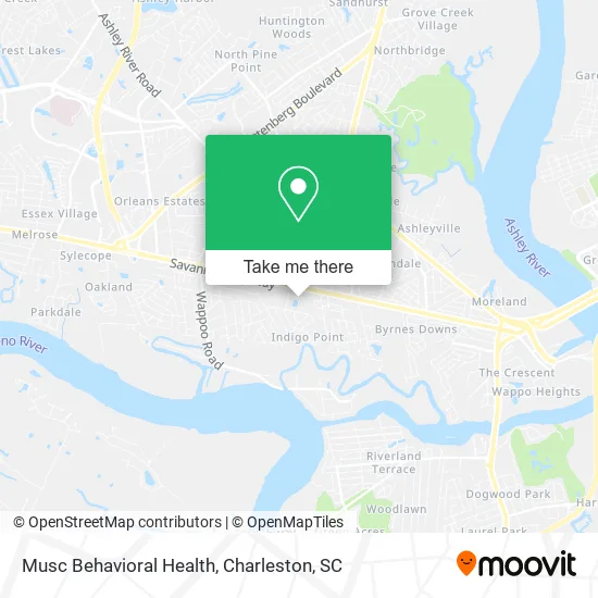 Musc Behavioral Health map