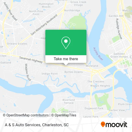 A & S Auto Services map