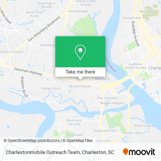 Mapa de Charlestonmobile Outreach Team