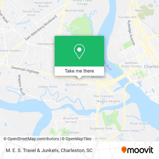 M. E. S. Travel & Junkets map