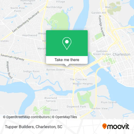 Tupper Builders map
