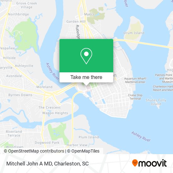 Mitchell John A MD map