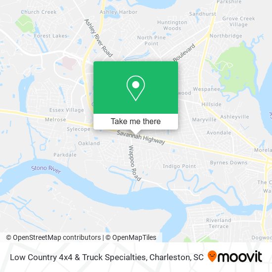Mapa de Low Country 4x4 & Truck Specialties