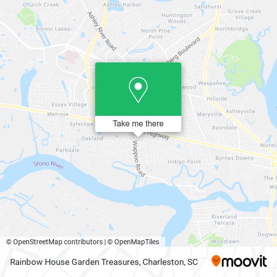 Rainbow House Garden Treasures map