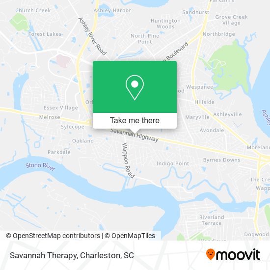 Savannah Therapy map
