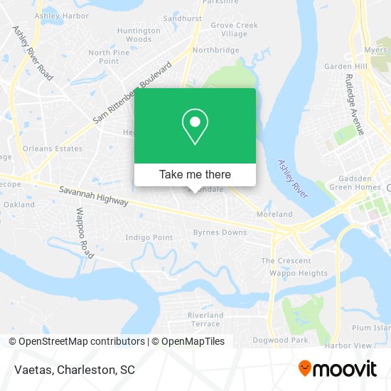 Mapa de Vaetas