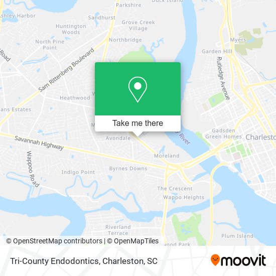 Tri-County Endodontics map
