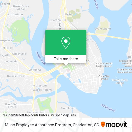 Musc Employee Assstance Program map