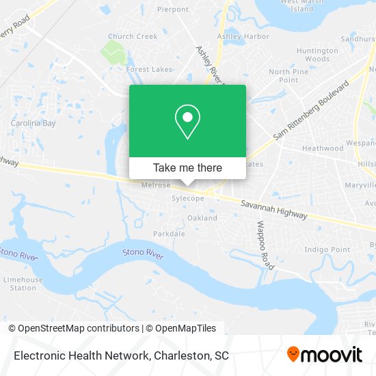 Electronic Health Network map