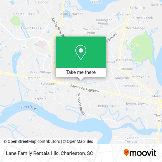 Mapa de Lane Family Rentals Iillc