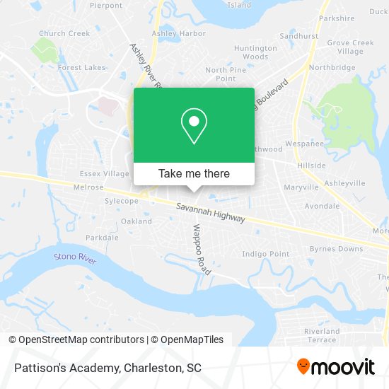 Mapa de Pattison's Academy