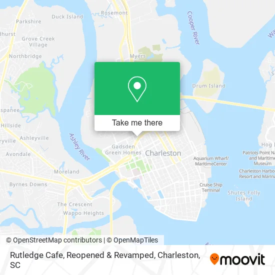 Rutledge Cafe, Reopened & Revamped map