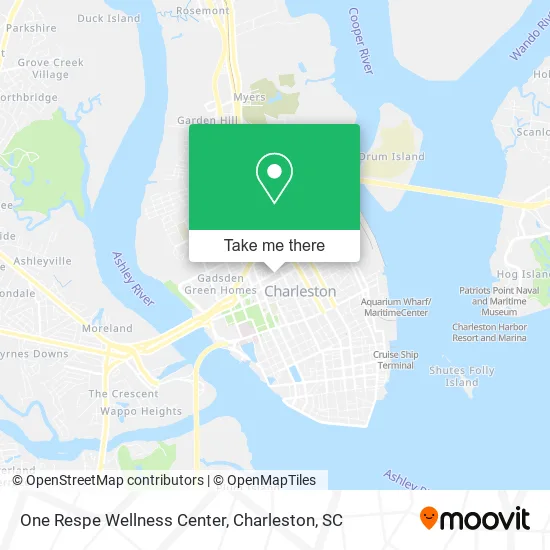 Mapa de One Respe Wellness Center